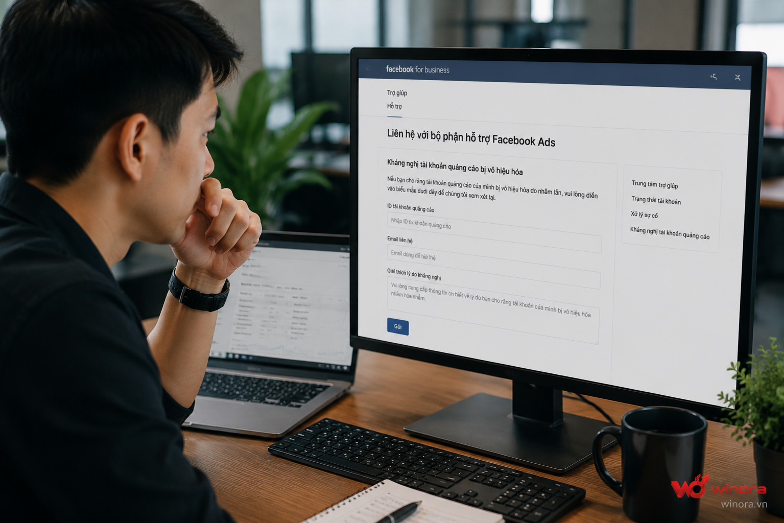 Kháng nghị tài khoản Facebook Ads