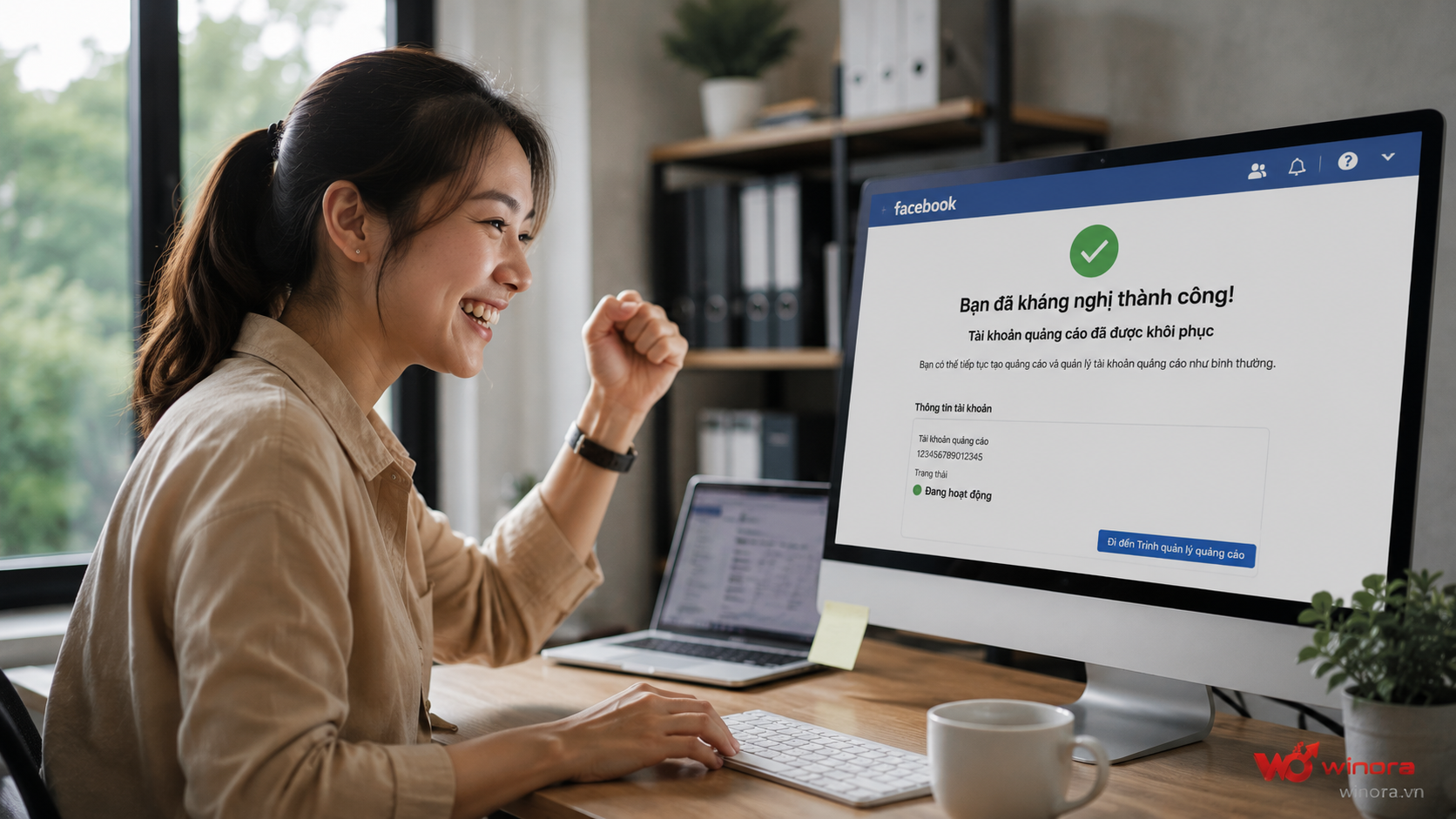 Kháng nghị tài khoản Facebook Ads Thành Công